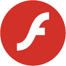 Adobe Flash Player логотип (фото)