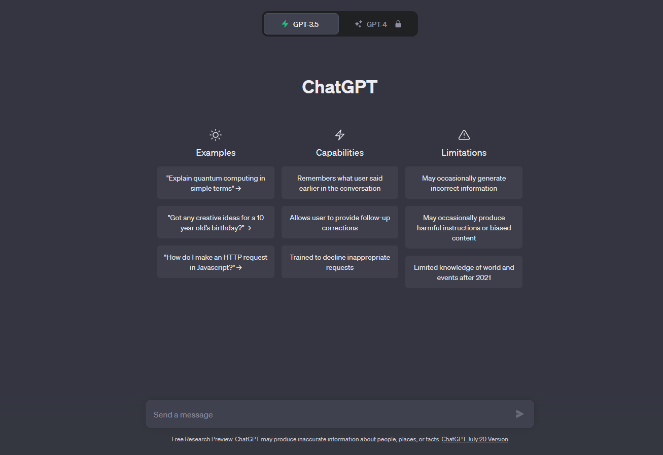 ChatGPT скриншот (фото)