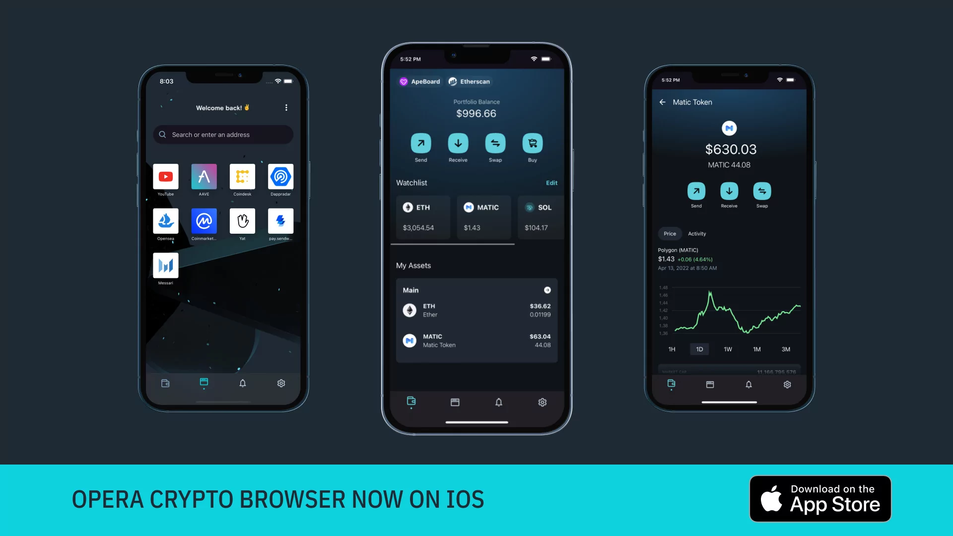 Opera Crypto Browser скриншот (фото)