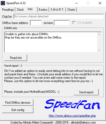 SpeedFan скриншот (фото)