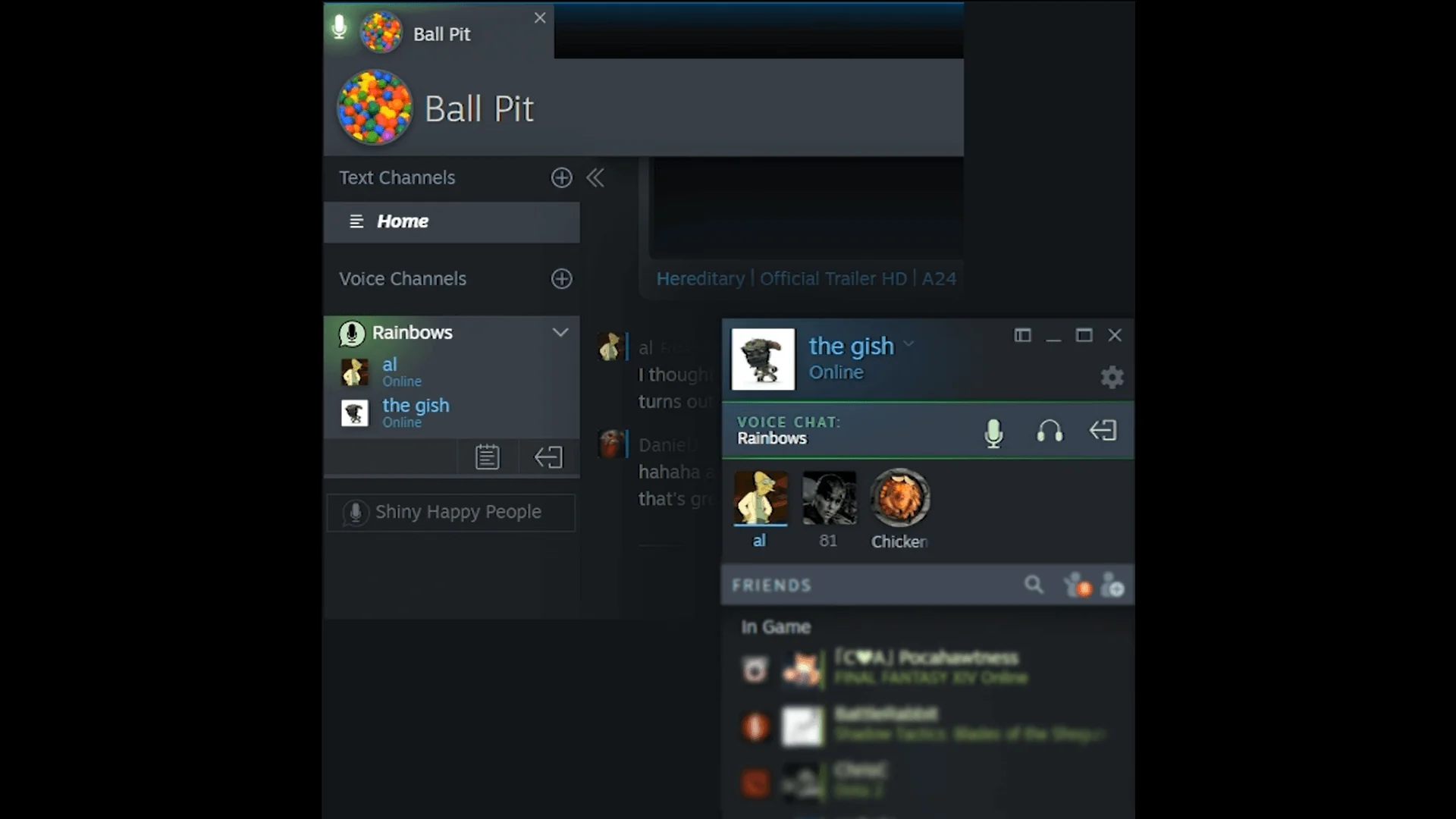 Steam Chat скриншот (фото)
