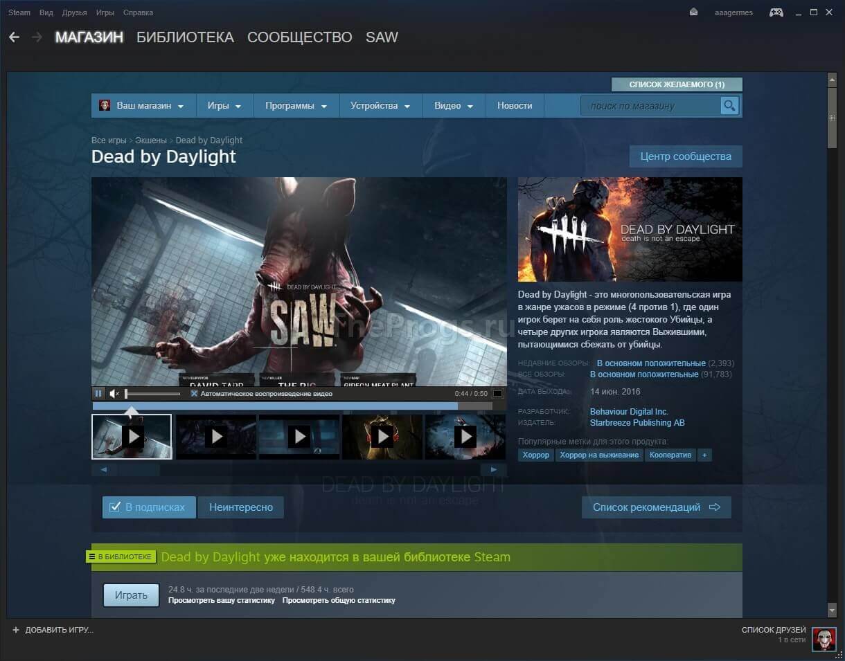 Steam фото - страница игры